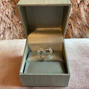 Zales diamond heart pendant!